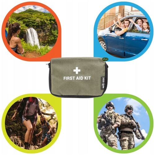 Plecak Militarny Pojemny + Apteczka Mini Zielona + Śpiwór Koc Termiczny na Arena.pl