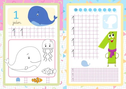 Bajkowe Cyferki Z Naklejkami na Arena.pl