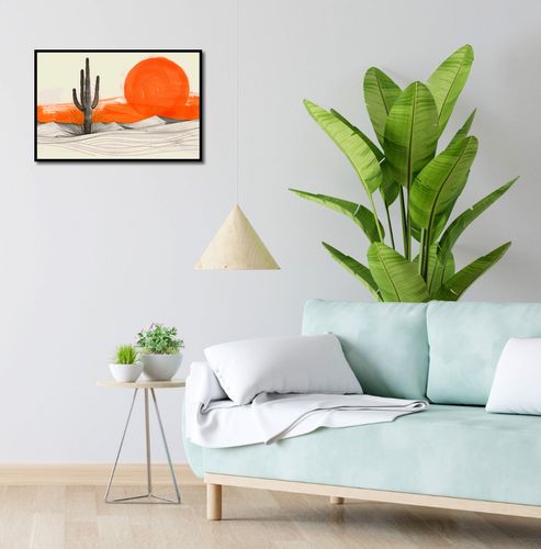 Plakat 60x40cm Kaktus Saguaro na Arena.pl