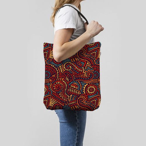 TORBA - Czerwony wzór na Arena.pl