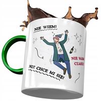 Kubek Zielony Śmieszny Nie Chce Mi Się Prezent Z Nadrukiem Ze Zdjęciem