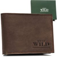 Always Wild klaasyczny portfel męski ze skóry naturalnej RFID