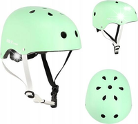 Kask Rowerowy Regulowany Na Rolki Hulajnogę wentylowany Orzeszek 55-58 cm