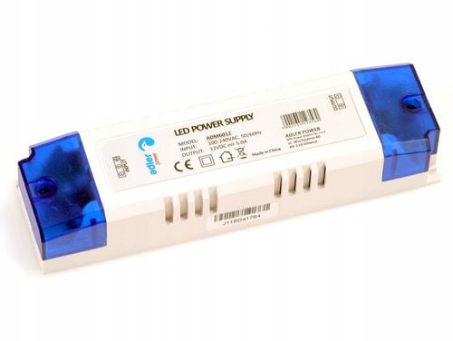 zasilacz CV 12V/60W plastic ze złączem śrubowym z zaślepką na Arena.pl