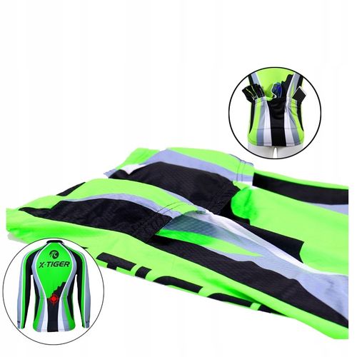 Bluza Kolarska Męska Z Ociepleniem Termoaktywna Wygodna Stylowa X-Tiger M na Arena.pl