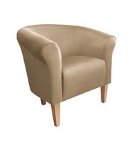 Fotel Milo nogi 20cm buk jasny brąz MG06