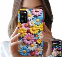ETUI DO XIAOMI POCO M3 - KOLOROWE KWIATKI, STOKROTKI FUTERAŁ CASE