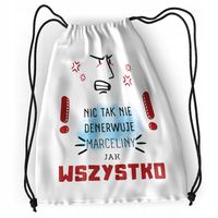 Plecak Dla Marceliny Sportowy Szkolny Worek Torba Z Nadrukiem Ze Zdjęciem