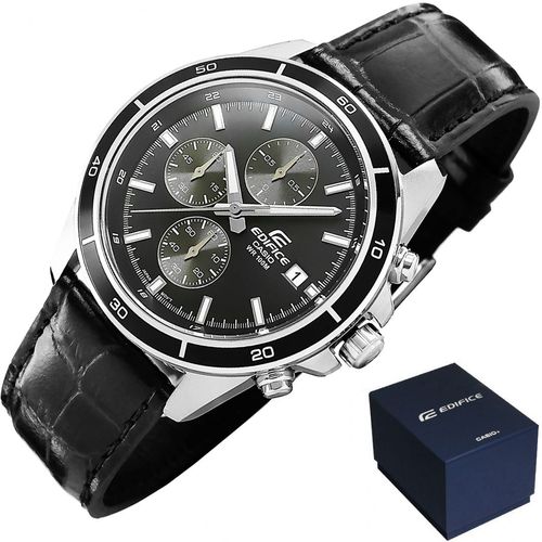zegarek męski casio edifice efr-526l-1avuef 10 bar + box na Arena.pl