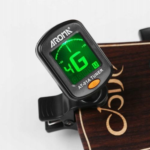 STROIK TUNER GITAROWY DO STROJENIA GITARY SKRZYPIEC BASU UKULELE AROMA na Arena.pl