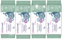 Chusteczki nawilżane Cleanic Baby ECO Pure Water 50 szt. x 4