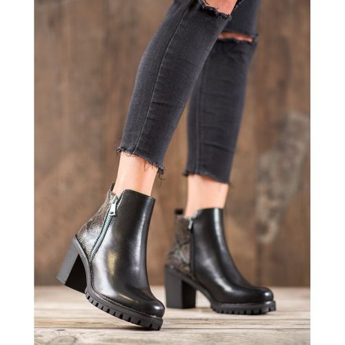 Botki Na Platformie Snake Print r.36 na Arena.pl