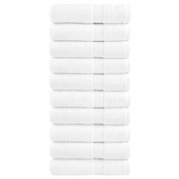 Ręczniki premium SOLUND, 10 szt., białe, 70x140 cm, 600 g/cm²