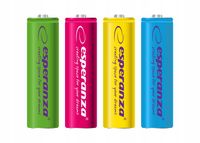 akumulatorki nimh aa esperanza 2000mah 4szt. mix kolorów
