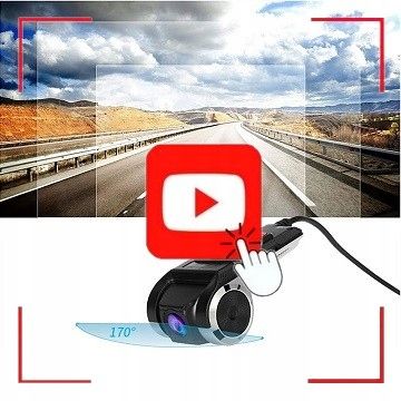 WIDEO REJESTRATOR JAZDY KAMERA SAMOCHODOWA ANDROID ANYTEK DVR HD 1080P ADAS na Arena.pl