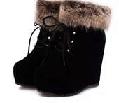 Buty Damskie - Koturn - Nowa kolekcja