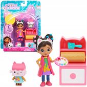 KOCI DOMEK GABI ZESTAW 2 FIGURKI TEKTURZĄTKO STUDIO + KOCI REGAŁ AKCES.