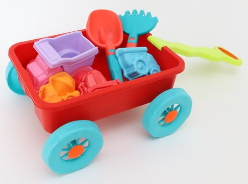 zabawki do piaskownicy Taczka - czerwony na Arena.pl