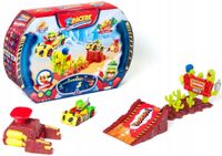 T-RACERS ZESTAW EAGLE JUMP WYRZUTNIA WYSKOCZNIA POJAZD + FIGURKA 015698