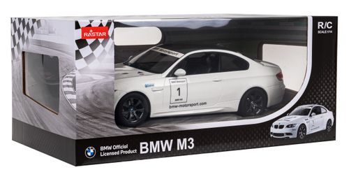 Bmw M3 Biały Rastar Model 1:14 Zdalnie Sterowane Auto + Pilot 2,4 Ghz na Arena.pl