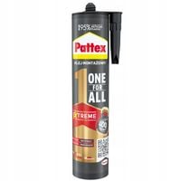 KLEJ MONTAŻOWY PATTEX ONE FOR ALL BŁYSKAWICZNA PRZYCZEPNOŚĆ DO 400 kg/m²