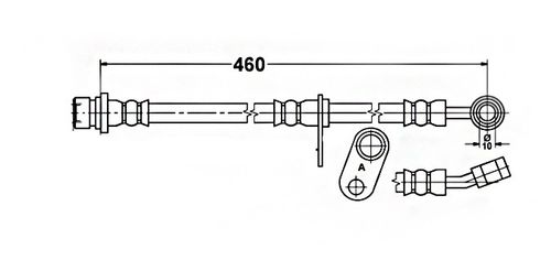 Honda Accord VII - Zestaw Przewodów Hamulcowych Teflonowych W Oplocie na Arena.pl