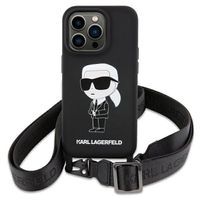 Karl Lagerfeld KLHCP15SSCBSKNK iPhone 15 6.1" hardcase czarny/black Crossbo