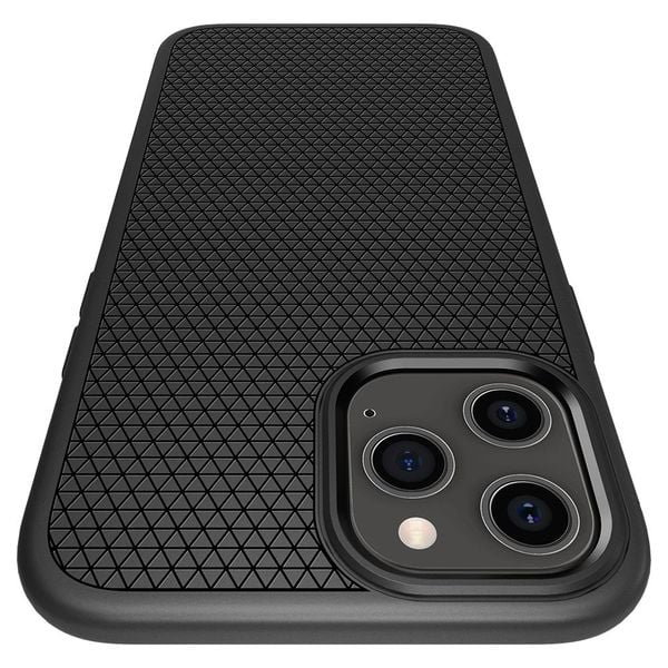 SPIGEN LIQUID AIR IPHONE 12 / 12 PRO MATTE BLACK zdjęcie 7