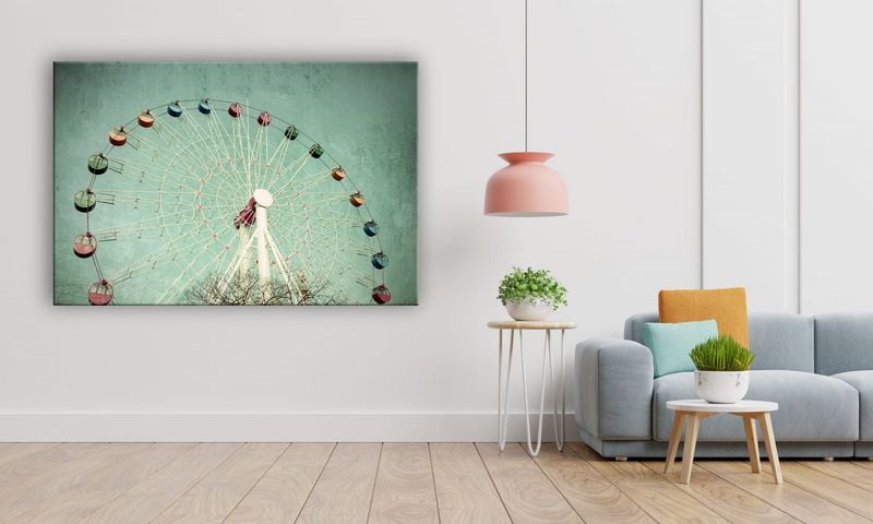 OBRAZ NA PŁÓTNIE 114 Karuzela 60x40cm zdjęcie 5