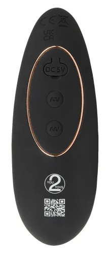 you2toys intense rc plug prostaty 7 trybow silikon czarny pilot na Arena.pl