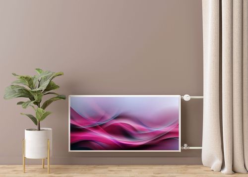 Osłona MAGNETYCZNA Na Kaloryfer Abstrakcja Kolorowa Fala 120cm x 60cm na Arena.pl