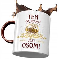 Kubek Bordowy Dla Murarza Ten Murarz Jest Osom! Z Nadrukiem Ze Zdjęciem