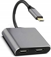 Adapter USB C na podwójny HD-TV, adapter USB typu C
