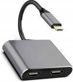 Adapter USB C na podwójny HD-TV, adapter USB typu C