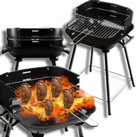 DUŻY GRILL RUSZT OGRODOWY WĘGLOWY PRZENOŚNY NA WĘGIEL