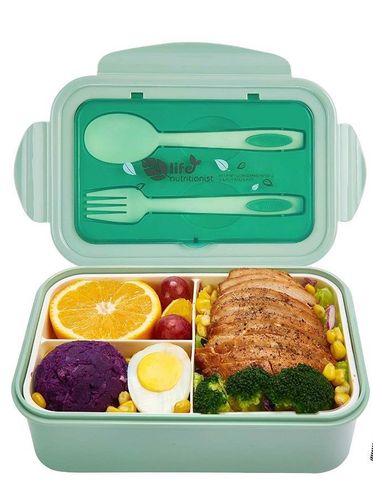 Lunch Box Bento Hermetyczny Łyżka Widelec 1400Ml na Arena.pl