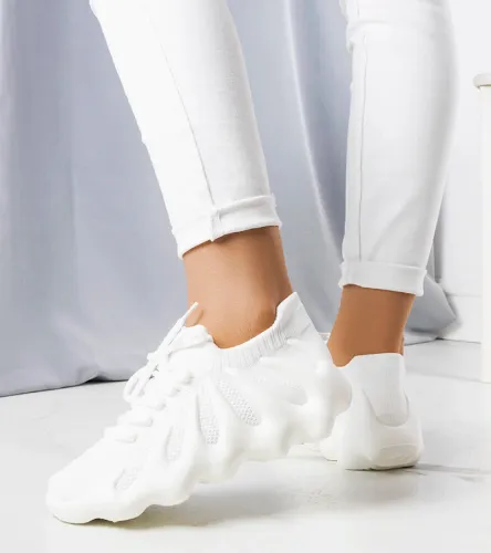 Białe przewiewne sneakersy Muriel 41 na Arena.pl