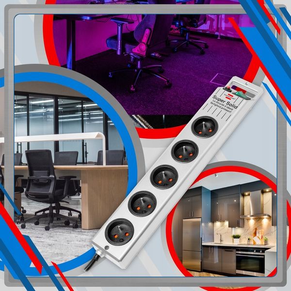 Listwa Zasilająca przedłużacz 5G Brennenstuhl 2,5m z wyłącznikiem zdjęcie 4