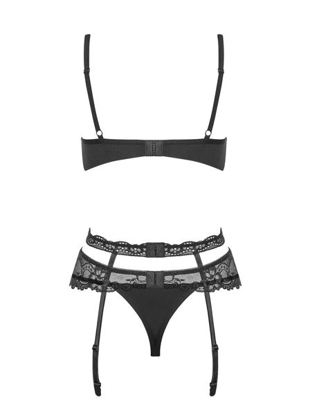 Komplet Erotyczny Pas Stanik Stringi Obsessive Lxl zdjęcie 6