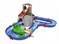 BIG AQUAPLAY PLAC WODNY DLA DZIECI ZESTAW DO ZABAWY WODĄ TOR ZABAWKA WODNA