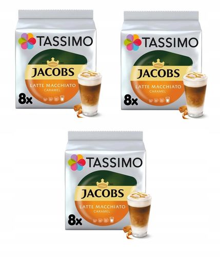 Kapsułki TASSIMO JACOBS L. MACCHIATO CARAMEL 3x8 na Arena.pl