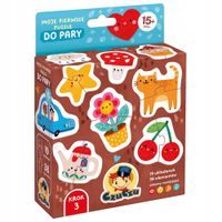 Rozwijające PUZZLE Do Układania GRA LOGICZNA Zestaw Puzzli POŁĄCZ W PARY