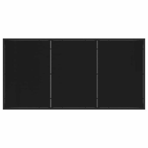 Zestaw do jadalni w ogrodzie 5 pcs Czarny Textilene i stal na Arena.pl