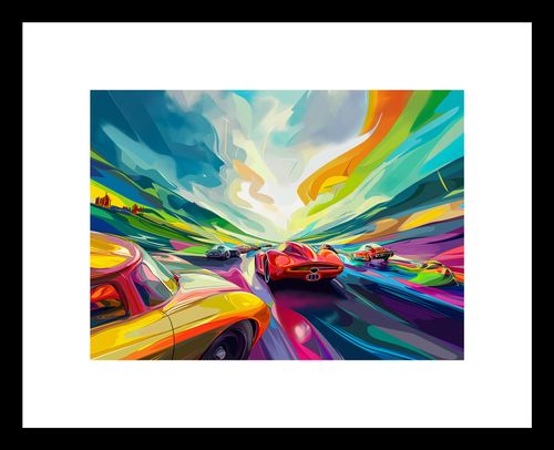 Plakat 18x13cm Wyścig Przy Barwach na Arena.pl