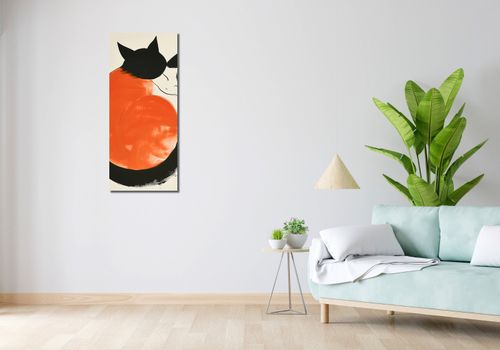 Obraz 40x100cm Yin i Yang Kotów na Arena.pl
