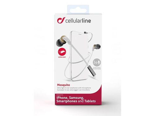 Słuchawki Cellular Line Mosquito Białe na Arena.pl