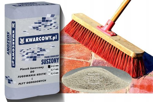 Fuga zasypka do kostki brukowej płyt piasek kwarc na Arena.pl