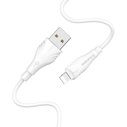 Borofone - Kabel USB-A do Lightning, 3 m (Biały) na Arena.pl