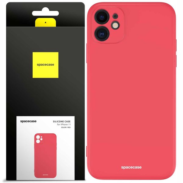 Spacecase Silicone Case Iphone 11 Red zdjęcie 1