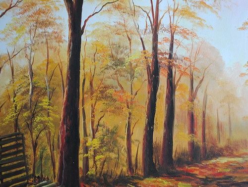 Pejzaż jesienny (50x60cm) na Arena.pl